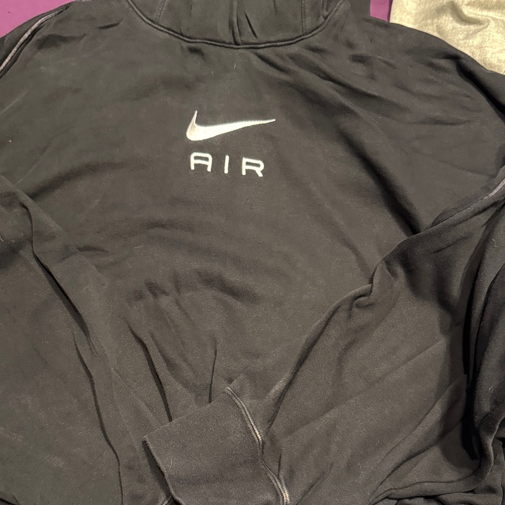 Nike Black and White Air Pullover